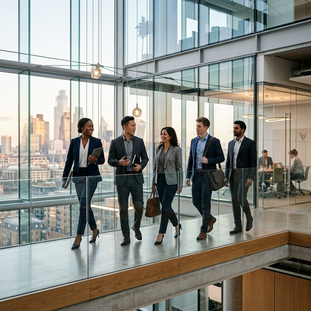 Transformation operations center with enterprise dashboards and coordinated decision support